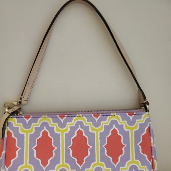 Kate Spade New York Linet Cabana Tile Wristlet/Purse - Picture 2 of 8